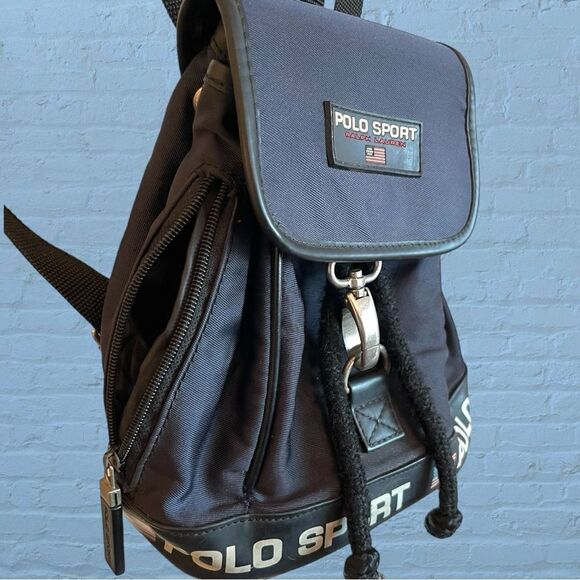 90s vintage Ralph Lauren Polo Sport mini backpack - Picture 4 of 6